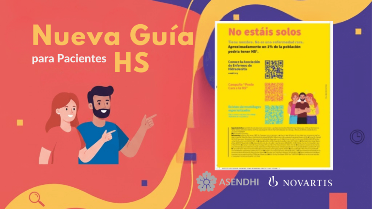 Nuevo Folleto para Pacientes de Hidradenitis Supurativa: enfermedad, diagnóstico, tratamiento y calidad de vida.